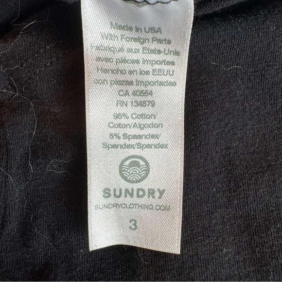 SUNDRY for EVEREVE Sleeveless Drawstring Waist Racerback Casual Dress Large - Picture 11 of 14